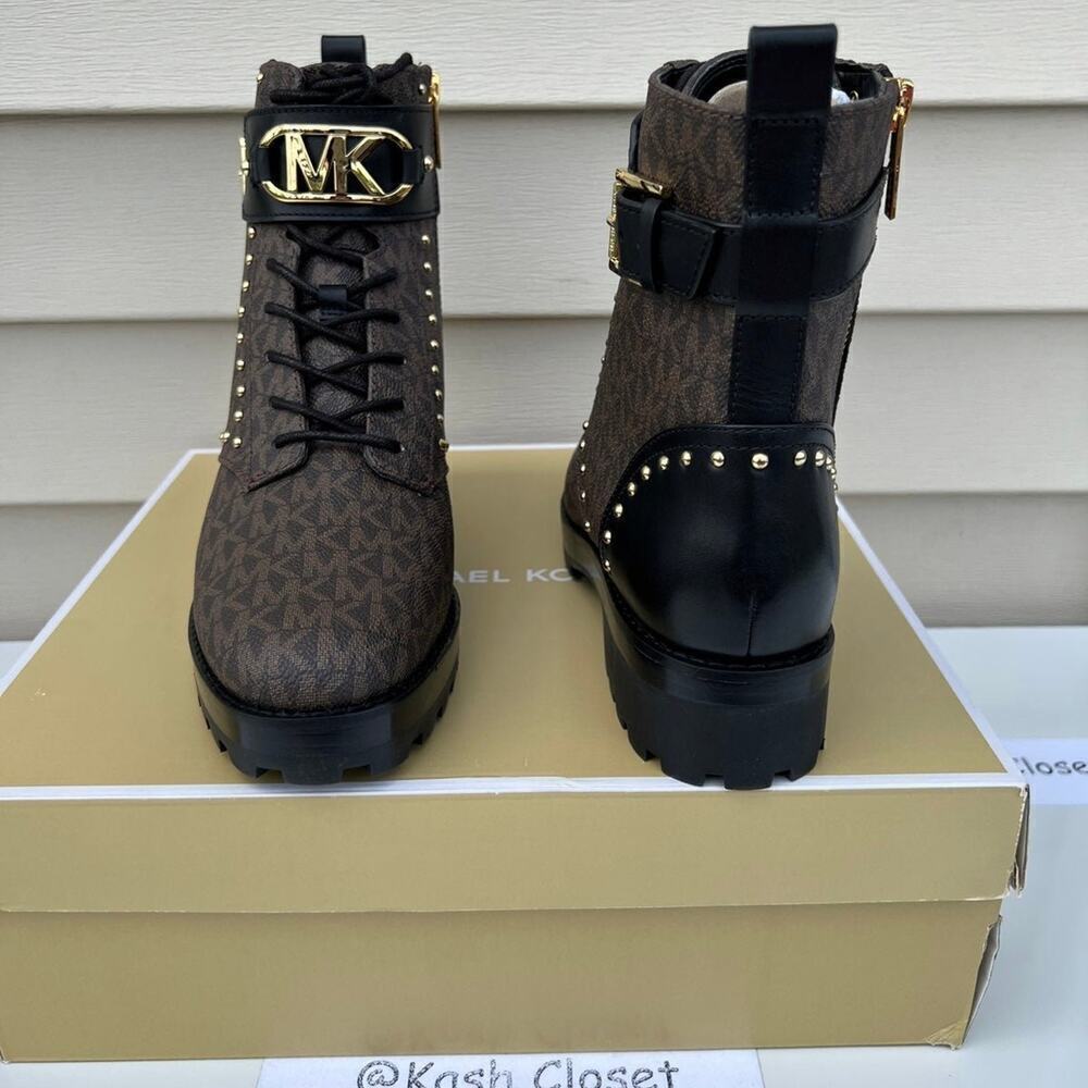 Michael kors boot Kincaid Lace up boots -Brown - Picture 10 of 12